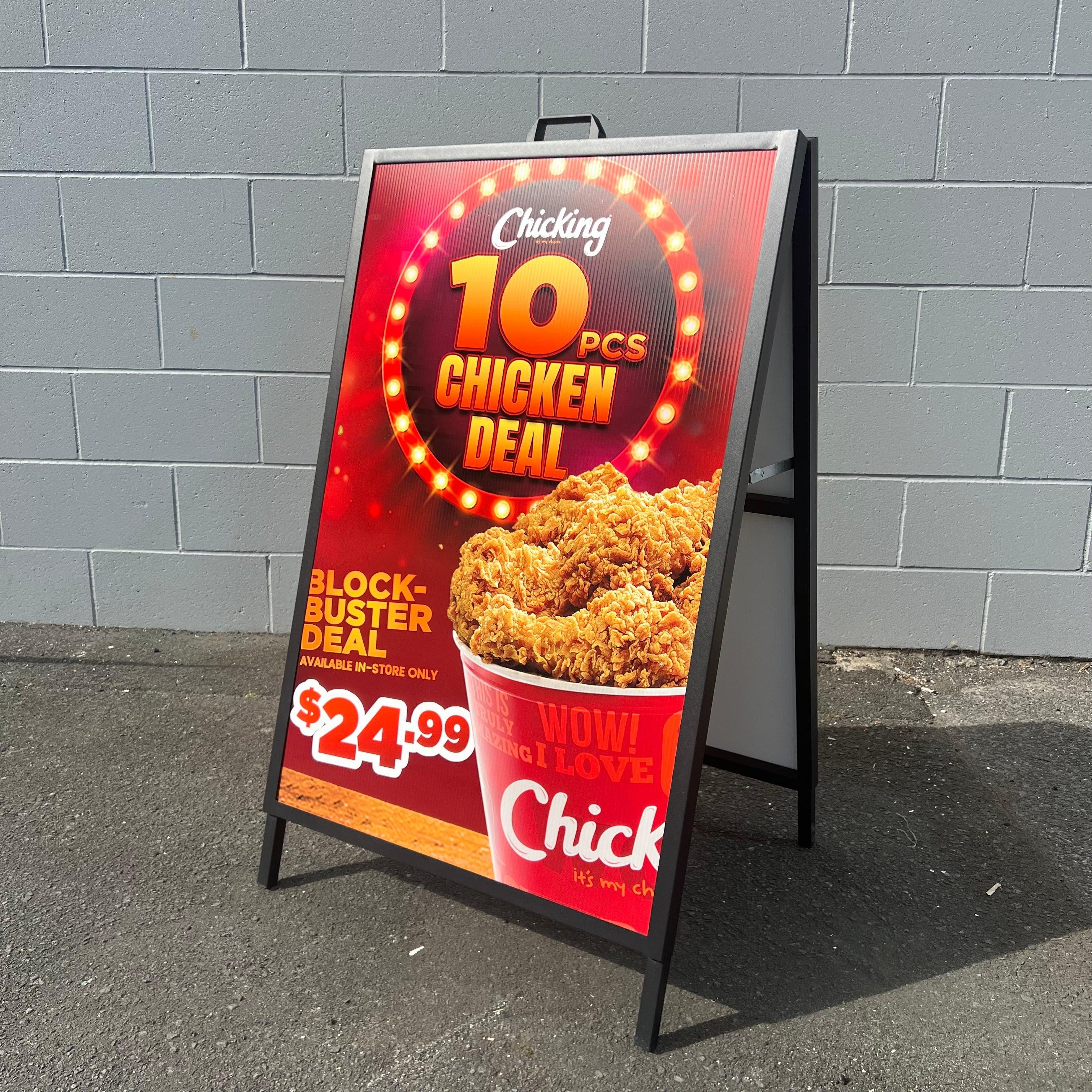 Footpath & A-Frame Signs – Durable & Eye-Catching | Epic Print NZ