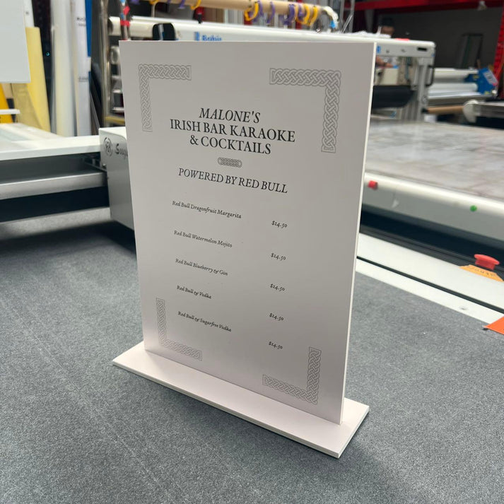 Table Talk Display Table Talker – Custom & Eye-Catching Table Displays | Epic Print NZ