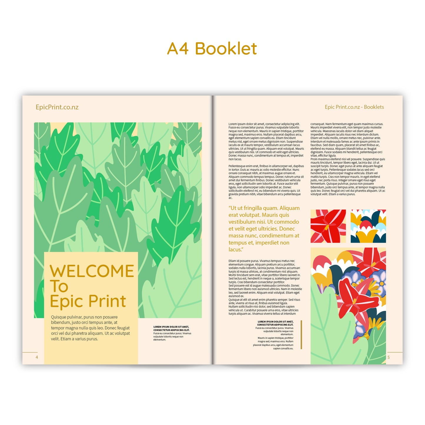 A4 Booklet - Epic Print