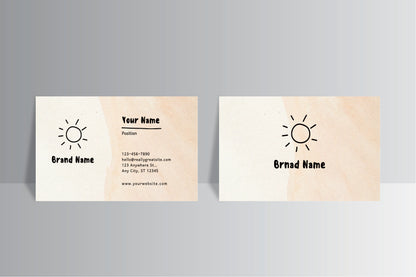 Square Corner Business Cards